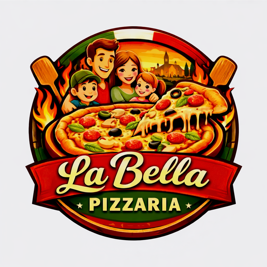 Logo La Bella Pizzaria em Inhumas GO